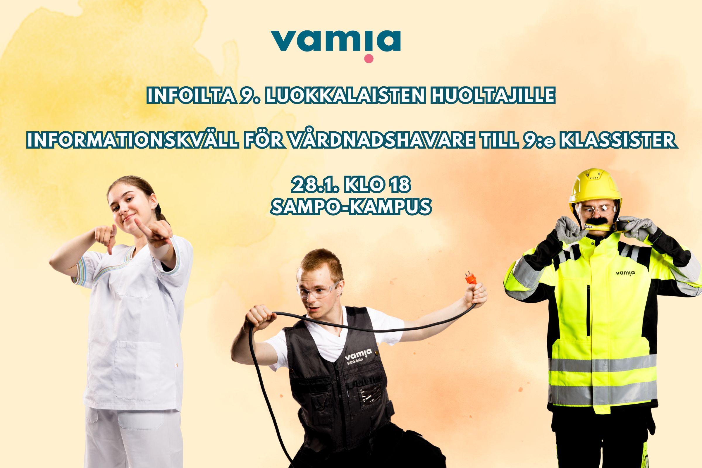 Infoilta 9 Luokkalaisten Huoltajille 28 1 Klo 18 Vamia