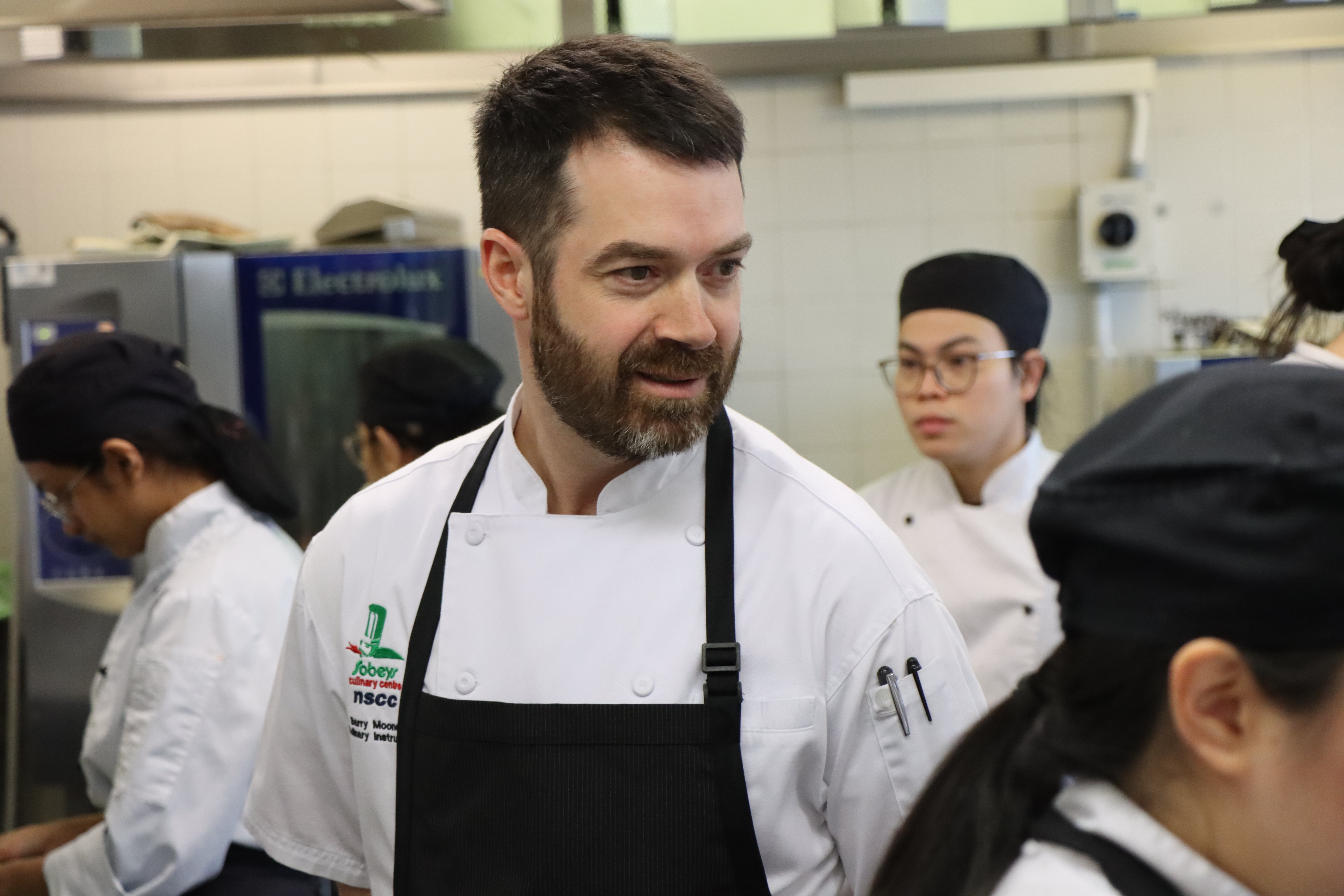 Barry Money in the kitchen