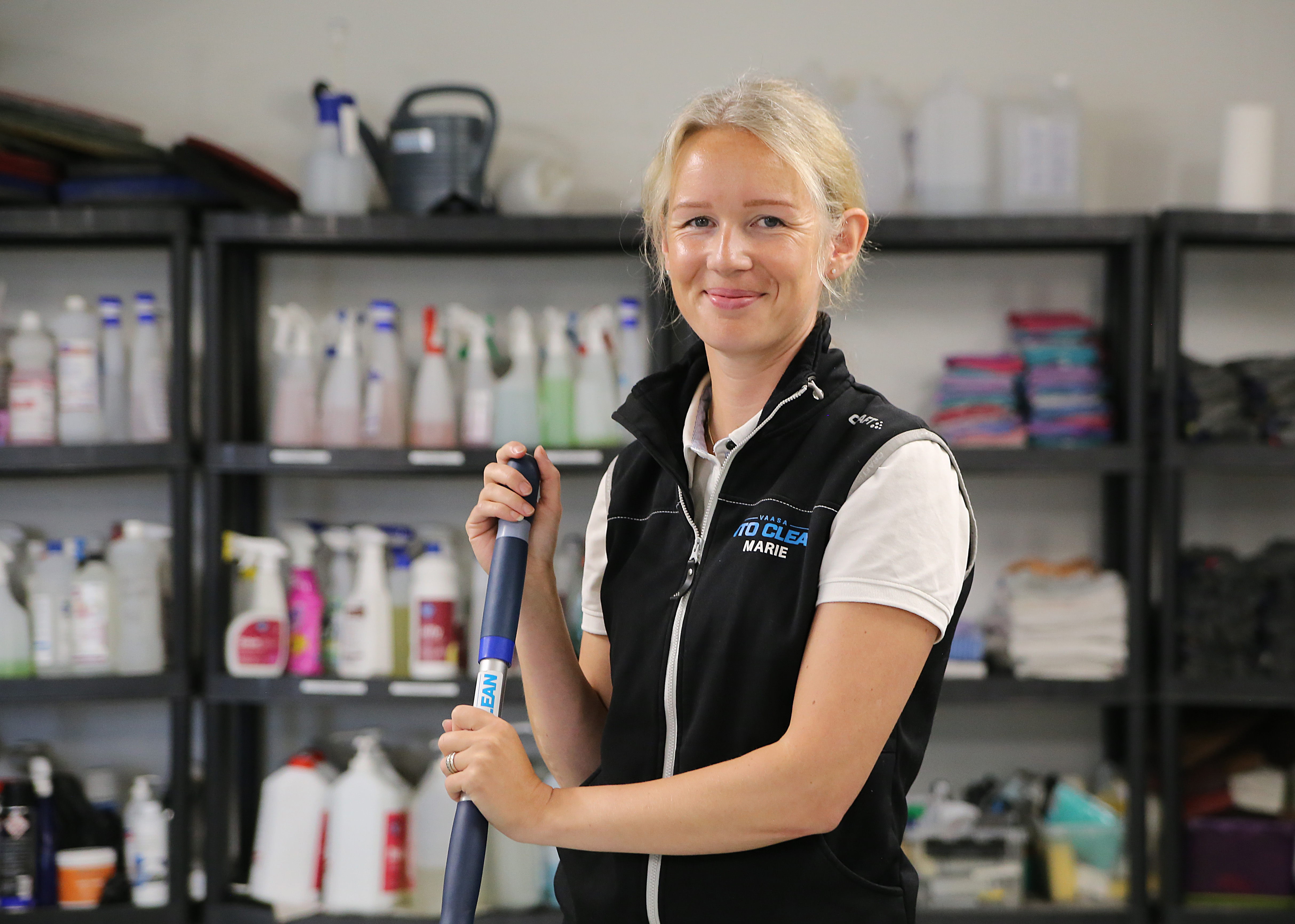 Vaasa INTOcleanin perustaja Marie Silmu